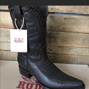 Rudel Boots Elíseo torobuck Choco cowboy